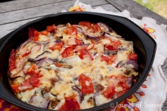 Easy Roasted Veggie Frittata