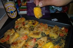 Goat Cheese Pepper Poppers